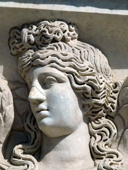 Florence - ancient sculpture in the gardens of Boboli