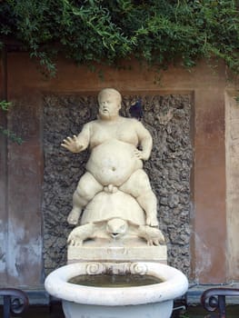 Florence - Boboli Gardens. The Dwarf Morgant
By Valerio Cigoli
