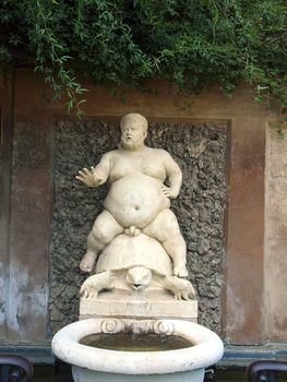 Florence - Boboli Gardens. The Dwarf Morgant
By Valerio Cigoli