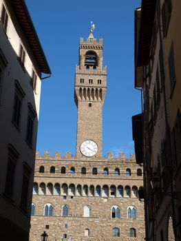 Florence - view of Palazzo Vecchio, tuscany, Italy