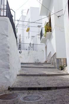 Street in Almunecar, Andalusia, Spain