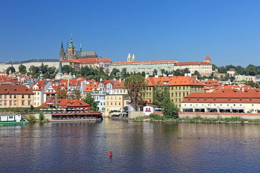 Beautiful cityscape of old Prague, capital of Czech Republic.