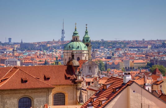 Old town view in Prague, Czech.