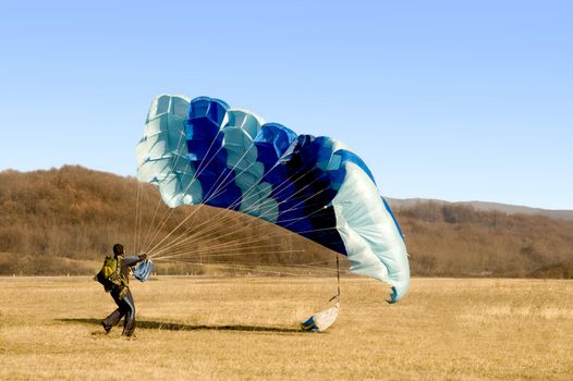 Parachute landed