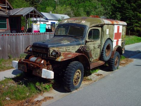 World war 2 Military Ambulance   