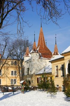St. Ecatherina Tower - old city gate from Brasov, Romania