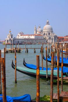 Gondolas on Grande Canal at San Marco