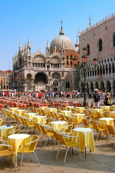 St Marco Square and Basilica, Venice, Italy