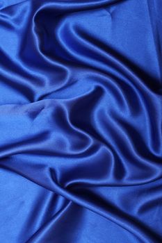 Blue satin background, nice texture, and patterns