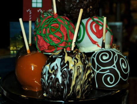 decorated candy apples