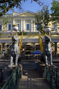Lion's Bridge from Saint Petersburg