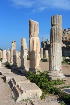 Columns ruin from Ephesus