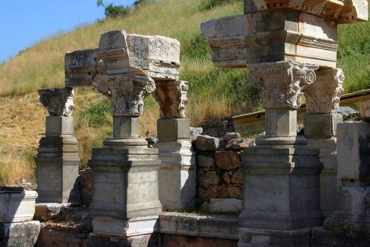Columns ruin from Ephesus