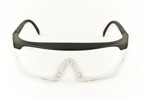 Safety Goggles on White Background