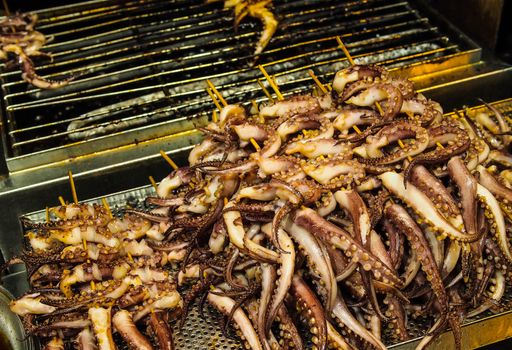 Grilled squid