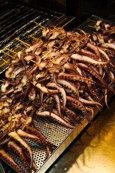 Grilled squid