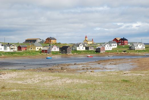 The abandoned fishing village Hamningberg in Finnmark,  birned during 2d war and reconstructed in part in modern time, considered by local people as the End of Europe,