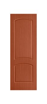 Common house interior door isolated on white background