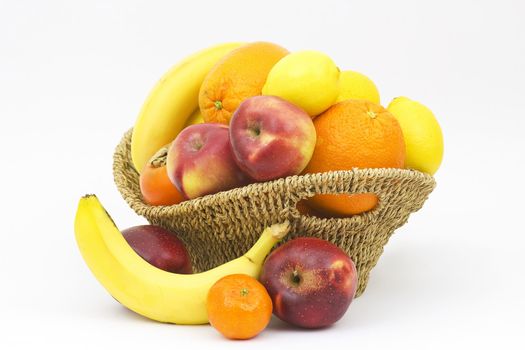 fresh fruits in a basket