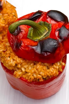 peppers stuffed with rice