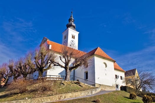 Varazdinske toplice - church on hill, Zagorje, Croatia