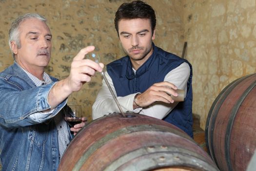 an oenologist and a wine producer