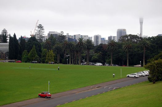 Auckland Domain park, New Zealand