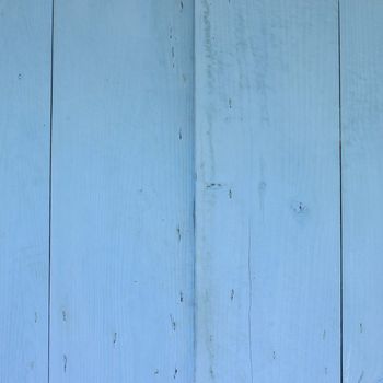Blue wooden wall