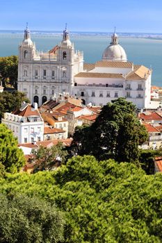 the Church of St. Vicent in Lisbon, Portugal
