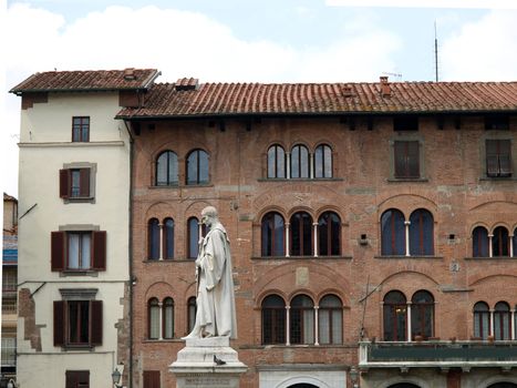 Statue of Francesco Burlamacchi in Piazza San Michele in Lucca,