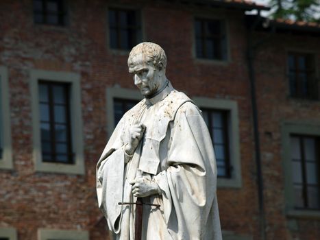 Statue of Francesco Burlamacchi in Piazza San Michele in Lucca,