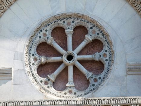 San Michele in Foro church - Lucca , Tuscany. San Michele in Foro is a Roman Catholic basilica church in Lucca. It was built over the former Roman forum. It is dedicated to Archangel Michael.
