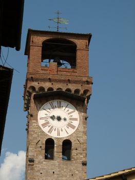 Torre delle Ore, Lucca, Tuscany, Italy 