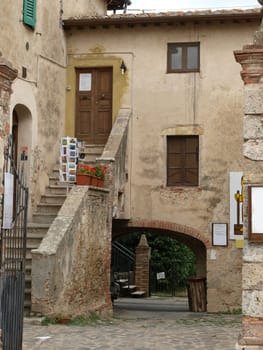 Monteriggioni, medieval village in Tuscany