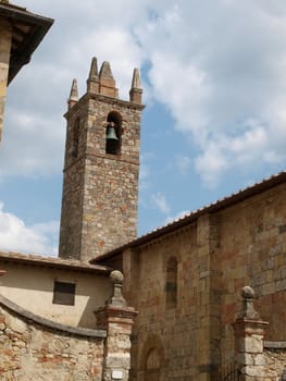 Monteriggioni, medieval village in Tuscany