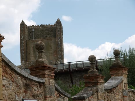 Monteriggioni, medieval village in Tuscany
