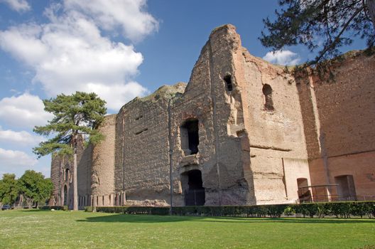 The Baths of Caracalla (Terme di Caracalla) in Rome