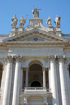 The Papal Archbasilica, Saint John Lateran in Rome cathedral bishop