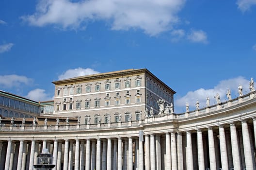 Pope's apartment in Vatican city (Apostolic Palace)