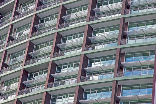 Portugal. High apartment building in Lisbon