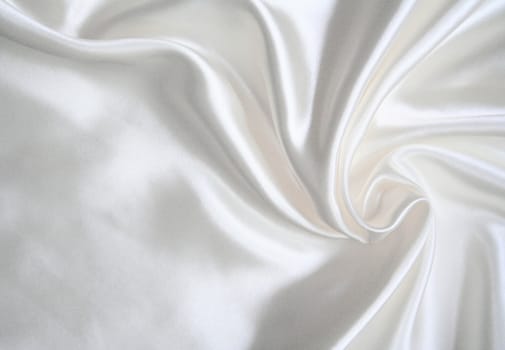Smooth elegant white silk can use as wedding background 