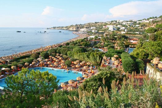 Italy. Island Ischia. Thermal park "Giardini Poseidon Terme "