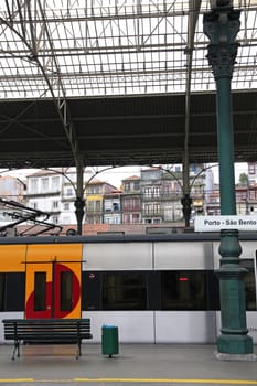 Portugal. Porto city. Railway station Sao Bento