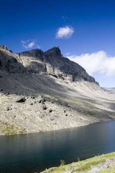 Mountains Hibiny, summer, lake, sky, cloud