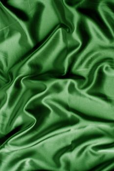 Luscious green satin, curvy and soft looking, fantastic for backgrounds