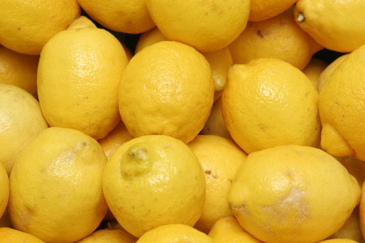 cropped shot of lemons