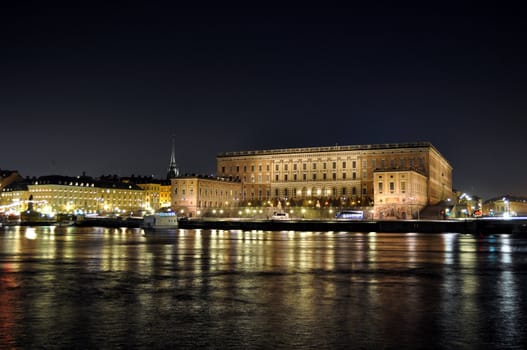 The royal castle in Stockholm.