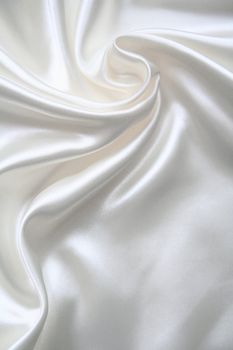 Smooth elegant white silk can use as wedding background 