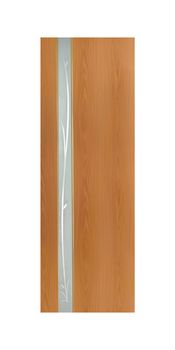 Common house interior door isolated on white background