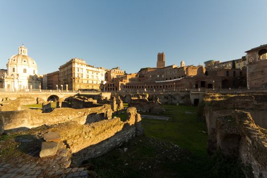 One of the many ancient historical places to see in the city of Rome